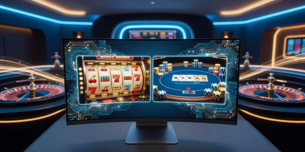 Minh họa khái niệm casino nh88 với giao diện nền tảng cá cược trực tuyến hiện đại