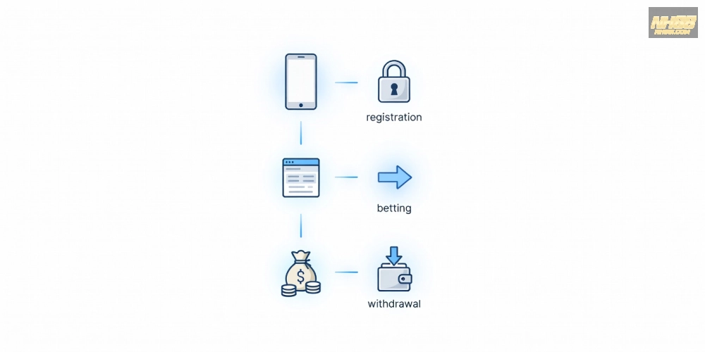 Minh họa khái niệm hướng dẫn sử dụng NH88 qua sơ đồ đơn giản và dễ hiểu