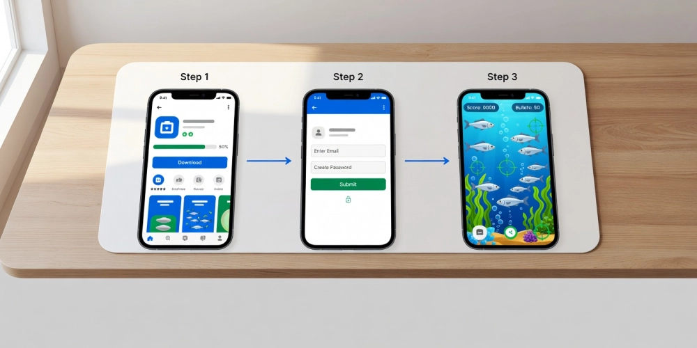 Hướng dẫn từng bước đăng ký và chơi bắn cá zui nh88 đơn giản cho người mới