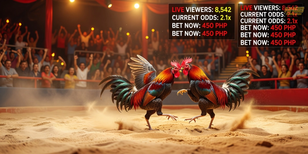 Trực tiếp trận đá gà Philippines trên NH88 với hình ảnh sống động và giao diện cá cược tiện lợi