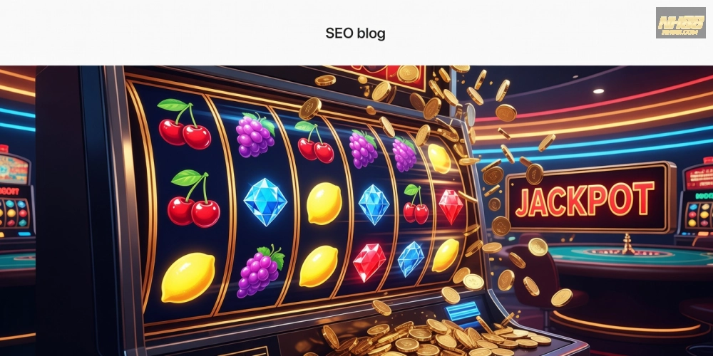 Hình minh họa cơ chế quay nổ hũ trên nền tảng NH88 với jackpot hấp dẫn