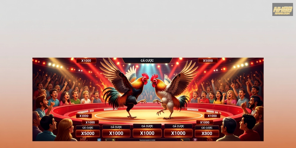 Ảnh trực tiếp trận đấu đá gà trên nền tảng NH88 chất lượng cao