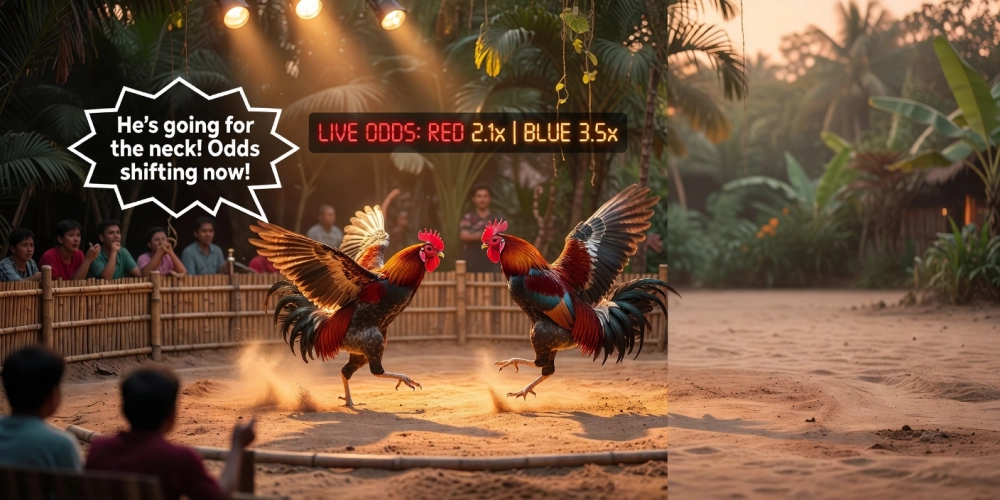 Hình ảnh truyền trực tiếp trận đá gà thomo hấp dẫn với bình luận viên nhiệt huyết